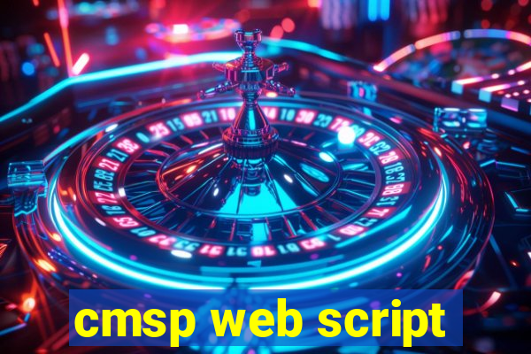 cmsp web script